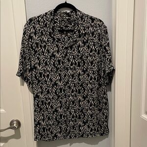 Zara Monochrome Abstract Men's Shirt